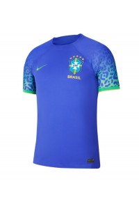 Brasilia Jalkapallovaatteet Vieraspaita MM-kisat 2022 Lyhythihainen